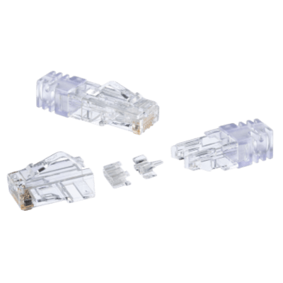 PANDUIT - Conector RJ45 Cat6A / 10GBASE-T / 23 AWG / Cable Plenum / PoE++ 100W / 2500 Ciclos / Chapado Oro 50 μm / Paquete 100 Piezas