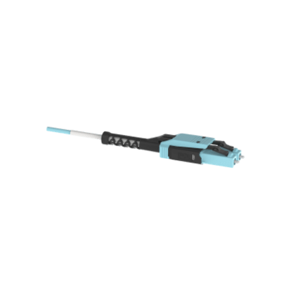 PANDUIT - Jumper de Fibra Óptica / Multimodo OM4 50/125 / LC-LC Uniboot Duplex / LSZH / 5 m (16.4 ft) / Color Aqua