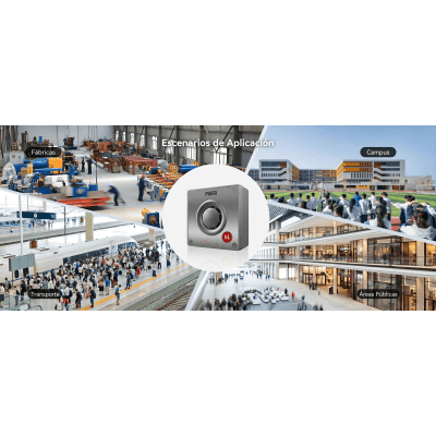 FANVIL - Video Intercom IP para Exterior / Cámara 4 Megapixel (1080p) / HDR e Iluminación IR / Altavoz 5W y Doble Micrófono con Reducción de Ruido / Panel Acero Inoxidable y Cuerpo Aluminio / IP66 e IK10 / PoE+ / 2 Líneas SIP
