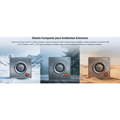 FANVIL - Video Intercom IP para Exterior / Cámara 4 Megapixel (1080p) / HDR e Iluminación IR / Altavoz 5W y Doble Micrófono con Reducción de Ruido / Panel Acero Inoxidable y Cuerpo Aluminio / IP66 e IK10 / PoE+ / 2 Líneas SIP