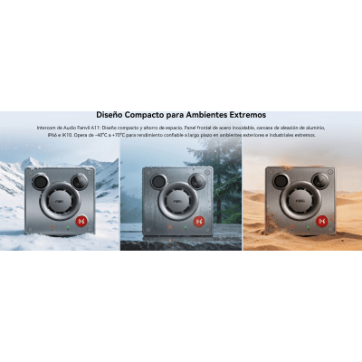 FANVIL - Video Intercom IP para Exterior / Cámara 4 Megapixel (1080p) / HDR e Iluminación IR / Altavoz 5W y Doble Micrófono con Reducción de Ruido / Panel Acero Inoxidable y Cuerpo Aluminio / IP66 e IK10 / PoE+ / 2 Líneas SIP