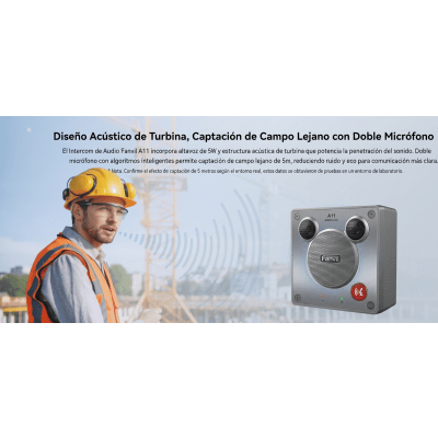 FANVIL - Video Intercom IP para Exterior / Cámara 4 Megapixel (1080p) / HDR e Iluminación IR / Altavoz 5W y Doble Micrófono con Reducción de Ruido / Panel Acero Inoxidable y Cuerpo Aluminio / IP66 e IK10 / PoE+ / 2 Líneas SIP