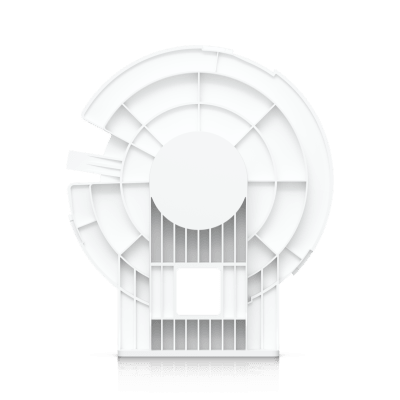 UBIQUITI - Soporte de Pared UACC-AP-AM para Puntos de Acceso UniFi de Tamaño Completo, Compatible con modelos U7-Pro-Max, U7-Pro, U6-Enterprise y Más
