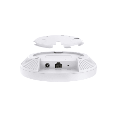 TP-LINK - Punto de Acceso Omada / Wi-Fi 7 BE5000 MU-MIMO 2x2 / 1 Puerto 2.5 Gbps / Mesh Omada / Operaciones Multiencale (MLO) / Configuración por Controlador o Stand-Alone / Para Montaje en Techo/pared / Alimentación PoE+