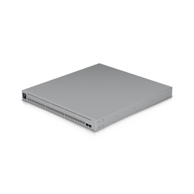 UBIQUITI - UniFi Switch USW-Pro-XG-24-PoE / Capa 3 / 24 puertos PoE+++ (16 × 10 GbE, 8 × 2,5 GbE) + 2 puertos SFP28 25 G / 720 W PoE total