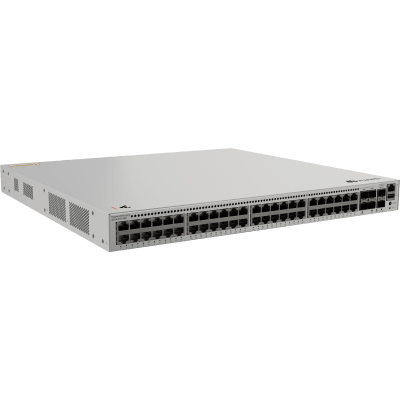 HUAWEI - Switch eKit Core Empresarial Capa 3 / 48 Puertos Gigabit + 4 SFP+ / iStack con 2 Puertos Dedicados / Fuente Redundante 1+1 / Libre de Licenciamiento