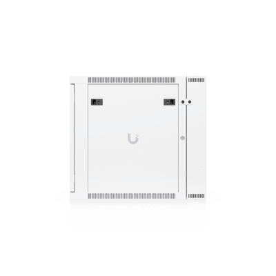 UBIQUITI - UACC Rack Cabinet 12U (600 x 703 mm) - Gabinete Cerrado para Montaje en Pared con Puerta Frontal Perforada, Puerta Trasera Abatible (Swing-Out) y Paneles Laterales Removibles con Llave