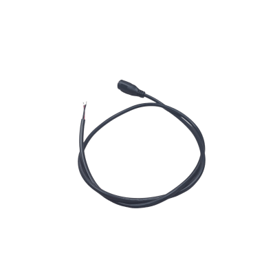 EPCOM POWERLINE - Cable con Conector Macho (Pigtail) / Forro Negro | Alimentación para Vcc con Puntas Libres | Polarizado | Largo 22 cm (8.66 Pulgadas) | Calibre 22AWG.
