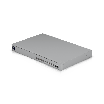 UBIQUITI - USW Pro XG 10 PoE Switch PoE+++ Capa 3 Etherlighting™ de 10 Puertos 10GbE (Todos PoE+++) y 2 Puertos SFP+ con Disponibilidad PoE de 400W