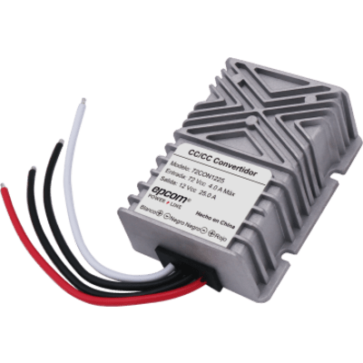 EPCOM POWERLINE - Convertidor de CD-CD / 20-90 Vcc de entrada / 12 Vcc de salida / 25 Amp Continuos