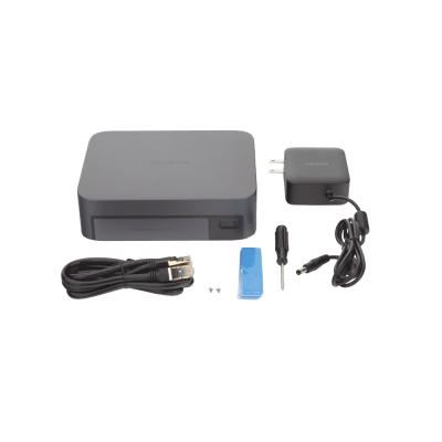 UGREEN - NAS UGREEN NASync DXP480T Plus / Intel Core i5-1235U 10 Núcleos / 4 Ranuras SSD M.2 NVMe PCIe 4.0 y 3.0 / 10GbE Ethernet / Thunderbolt 4 40 Gbps / HDMI 8K / Memoria DDR5 Expandible hasta 64 GB