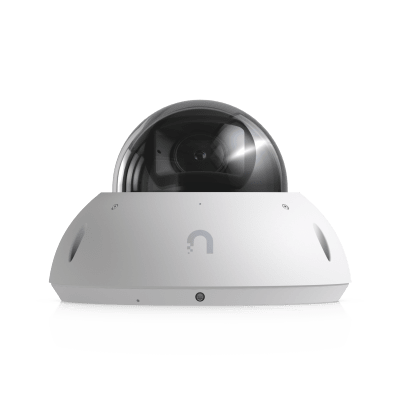 UBIQUITI - UniFi Protect G6 Pro Dome – Cámara 4K PoE+ Antivandálica y Todo Clima con Motor de IA Multi-TOPS, Zoom Óptico 2.36× y Sensor CMOS 1/1.2 y Visión Noctura IR de Largo Alcance