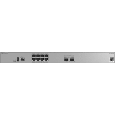RUIJIE - Router Cloud-Managed / 8 Gbps Throughput / 4 x GE RJ45 + 4 x 2.5GE RJ45 + 2 x 10GE SFP+ / SD-WAN / Anti-DoS/DDoS / 1 RU Rack / Línea Cybrey