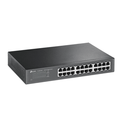 TP-LINK - Switch Gigabit no administrable de 24 puertos 10/100/1000 Mbps para escritorio/rack