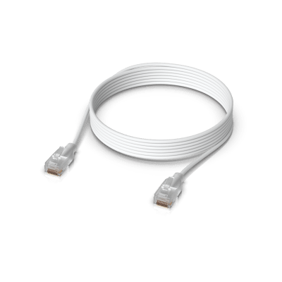 UBIQUITI - Patchcord UniFi Etherlighting? de 2 Metros (6.56 Pies), hasta 10G / Soporta hasta PoE+++ / Conector RJ45 Transparente para Mejores Efectos de Luz con Switches USW PRO MAX