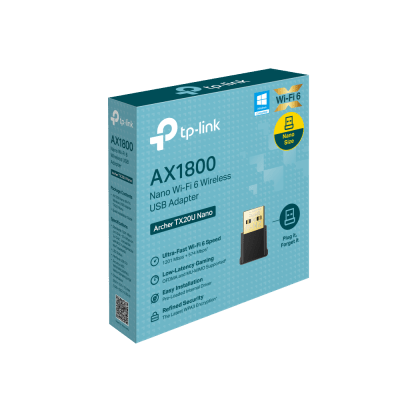 TP-LINK - Mini Adaptador USB inalámbrico doble banda AC 600 Mbps, antena onmidireccional.