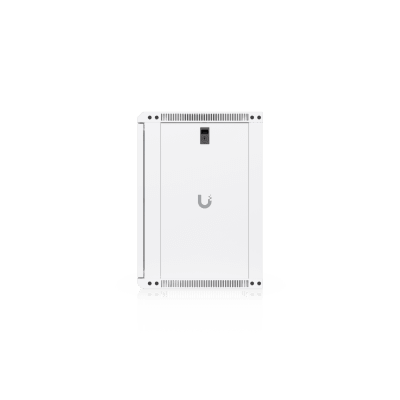 UBIQUITI - UACC Rack Cabinet 12U (550 x 450 mm) - Gabinete Cerrado para Montaje en Pared con Puerta de Vidrio Templado, Totalmente Ensamblado con Ventiladores Integrados y Paneles Removibles