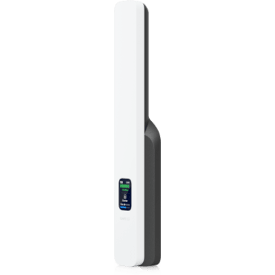 UBIQUITI - Módem 5G RedCap / Hasta 220 Mbps / Puerto GbE PoE / Nano-SIM y eSIM / Pantalla Digital 1.14"