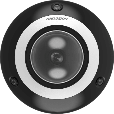 HIKVISION - Mini Domo PanoVu 4 Megapixel / 1 PTZ 4X Zoom + 3 Lentes Panorámicos 360° / H.265 / 10 mts IR / Uso en Interior / PoE+ / dWDR / Micro SD