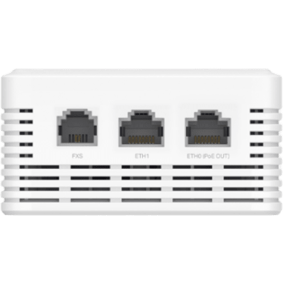 TP-LINK - Punto de Acceso GPON de Pared / AX1800 Wi-Fi 6 / 1.8 Gbps / 2 Puertos Gigabit con PoE de Salida / FXS VoIP / Gestión Cloud Omada / Mesh y Roaming