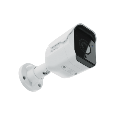 SYNOLOGY - Cámara de Vigilancia BC500 | 5 Megapíxeles (2880x1620) | Lente 2.8 mm (110° H) | Visión Nocturna 30 mts | IP67 | IA para Detección de Personas y Vehículos | Compatible con Surveillance Station | Almacenamiento en mic