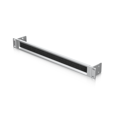 UBIQUITI - UACC Rack Mount Panel Brush 1U – Panel con Cepillo para Rack que Permite el Paso Ordenado de Cables, Reduce la Entrada de Polvo y Mantiene una Estética Limpia y Uniforme