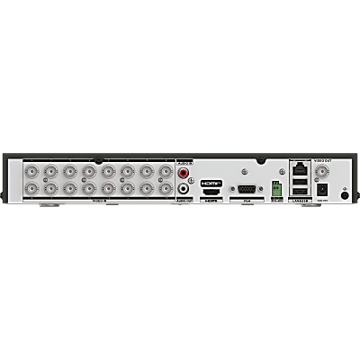 HIKVISION - DVR 16 Canales TURBOHD + 16 Canales IP / 8 Megapixel (4K) / Audio Bidireccional / ACUSENSE / Reconocimiento Facial / 2 Bahías de Disco Duro / Salida de Video en 4K / H.265+