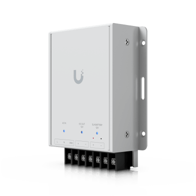 UBIQUITI - Fuente de Alimentación de 12V con Soporte para Batería de Respaldo SLA Opcional, Compatible con UniFi Retrofit Hub