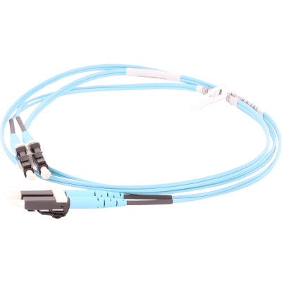 PANDUIT - Jumper de Fibra Óptica / Multimodo OM3 50/125 / LC-LC Dúplex / OFNR / 35 m (114.83 ft) / 10 Gbps
