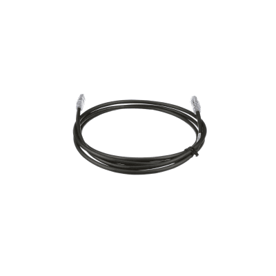 PANDUIT - Cable de Parcheo UTP, Cat6A, 24 AWG, CM, Color Negro, 3.05 Metros (10 Pies)