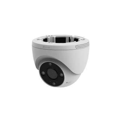 EZVIZ - Domo IP 3 Megapíxel (2K) / PoE / Sirena y Estrobo /Audio de Dos Vías / Detección Humana y Vehiculo / Notificación Push / Audios Personalizables / Ranura Para Memoria hasta 512GB / Uso en Exterior IP67