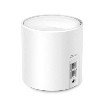 TP-LINK - Router Inalámbrico MESH Interior para Hogar / Doble Banda Wi-Fi 6 AX3000 Mbps / 2 Puertos WAN/LAN 2.5GE / 3 Antenas Internas / MU-MIMO 2X2 con OFDMA / Administración Mediante la App Deco (iOS, Android) / Protección HomeShield