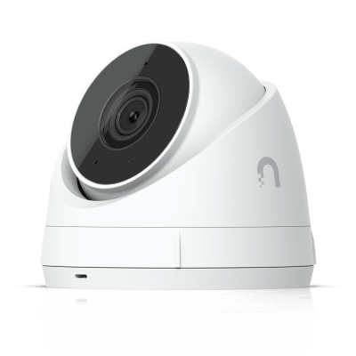 UBIQUITI - Cámara UniFi Protect G5 Turret Ultra, compacta, para exterior / 2K (4 MPX) / ángulo 102.4° / visión nocturna hasta 30mts/ detección de eventos / micrófono, POE+