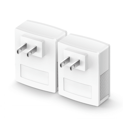 TP-LINK - Kit Adaptador Powerline Ethernet, tecnologia HomePlug AV, 500Mbps, Plug and Play, hasta 300 M dentro de casa, 1 Puerto 10/100 Mbps y tamaño ultra compacto
