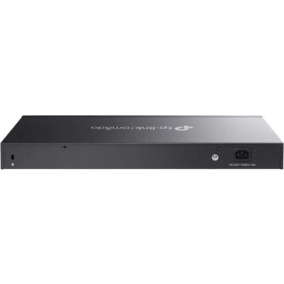 TP-LINK - Switch Gestionado Lite L3 Apilable / 24 Puertos Gigabit RJ45 / 4 Ranuras SFP+ 10G / Capacidad de Conmutación 128 Gbps / Stacking Físico hasta 4 Unidades / L3: RIP, OSPF, VRRP, Enrutamiento Estático, DHCP Server/Relay / Seguridad: ACL,