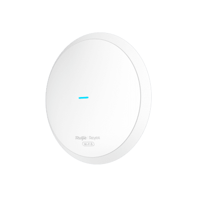 RUIJIE - Punto de acceso Wi-Fi 6 para interior en techo hasta 1.77 Gbps doble banda 802.11ax MU-MIMO 2x2