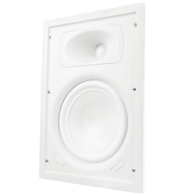 TRUAUDIO - Speaker In-Wall TruAudio Ghost Series | 2 Way | Woofer 8in Polipropileno Blanco | Tweeter 1in | Potencia 5-125 W | Impedancia 8Ω | Rango de Frecuencia 40-20kHz | Sensibilidad 90dB