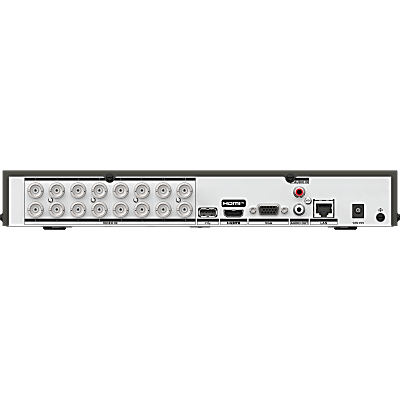 HIKVISION - DVR 16 Canales TURBOHD + 16 Canales IP / 8 Megapixel (4K) / Audio Bidireccional / ACUSENSE / Audio Bidireccional / 1 Bahía de Disco Duro / Salida de Video en Full HD / H.265+