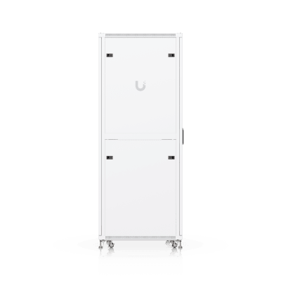 UBIQUITI - UACC Rack Cabinet 42U (600 × 800 mm) – Gabinete de Piso Totalmente Ensamblado con Ventiladores Integrados, Paneles Removibles, Ruedas con Seguro y Puerta Frontal Perforada para Óptimo Flujo de Aire