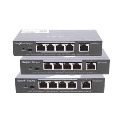 RUIJIE - Pack Promocional Q1, tres unidades del modelo RG-ES205GC-P