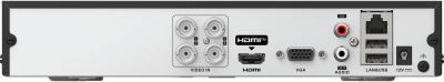HILOOK BY HIKVISION - DVR 4 Canales TurboHD + 4 Canales IP / 8 Megapíxel (4K) / Audio Bidireccional / ACUSENSE Lite / 1 Bahía de Disco Duro / H.265+ / Salida en Full HD