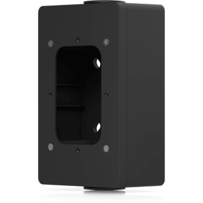 UBIQUITI - Caja de Montaje de Superficie / Aleación de Aluminio / Compatible con Lectores UniFi Access / Oculta Cableado y Caja de Registro / Color Negro