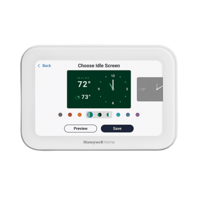 HONEYWELL HOME RESIDEO - Termostato Inteligente ElitePRO S1200 / 5 pulgadas Pantalla Táctil / Control IAQ Calidad de Aire / 4H-2C Heat Pump / WiFi-Bluetooth-Matter / Video Doorbell Streaming / ENERGY STAR