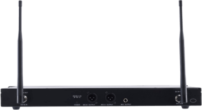 EPCOM PROAUDIO - Receptor Inalámbrico Dual Canal Digital U-Band | 4 Bandas de Frecuencia (470-830 MHz) | Transmisión Digital pi/4-DQPSK | Pantalla TFT-LCD 2.2" | Anti-Interferencia con ID Code Pilot | Salidas Balanceadas y Desbalanceadas | Ecualizacion