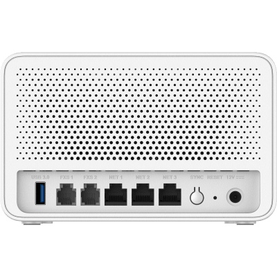 GRANDSTREAM - Router Wi-Fi 6 AX3000 / Banda Dual 2.4G y 5G / 2 Puertos FXS / MU-MIMO 2x2:2 y 3x3:2 / Tecnología XTRA Range / Hasta 3 Gbps / Soporte VPN / Redes Mesh / Control Parental / Firewall Avanzado
