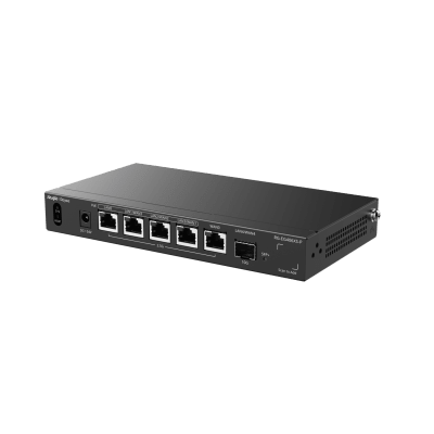 RUIJIE - Router Core Balanceador PoE con Función SD-WAN, Hasta 110W, 1 puertos LAN , 5 puertos LAN/WAN Multi-gigabit,  Un SFP+ LAN/WAN,1 Puertos WAN Multi-gigabit 2.5G, hasta 400 clientes .