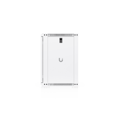 UBIQUITI - UACC Rack Cabinet 12U (550x 450 mm) - Gabinete Cerrado para Montaje en Pared con Puerta Frontal Perforada, Totalmente Ensamblado con Ventiladores Integrados y Paneles Removibles