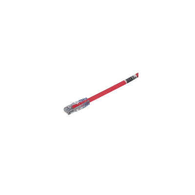 PANDUIT - Cable de Parcheo UTP, Cat6A, 24 AWG, CM, Color Rojo, 3.05 Metros (10 Pies)