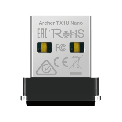 TP-LINK - Adaptador USB Inalámbrico AX300 / Wi-Fi 6 2.4 GHz / 287 Mbps / Nano Size / OFDMA y MU-MIMO / Driver Pre-cargado / WPA2-PSK