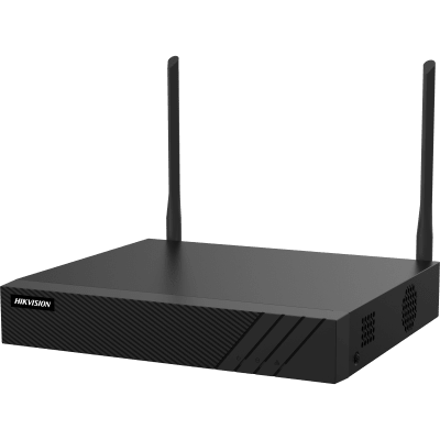 HIKVISION - NVR IP / 4 Canales / 8 Megapixel (4K) / 1 Bahía HDD hasta 8 TB / Wi-Fi 2.4 GHz / Salida HDMI 4K y VGA Simultánea / AcuSense